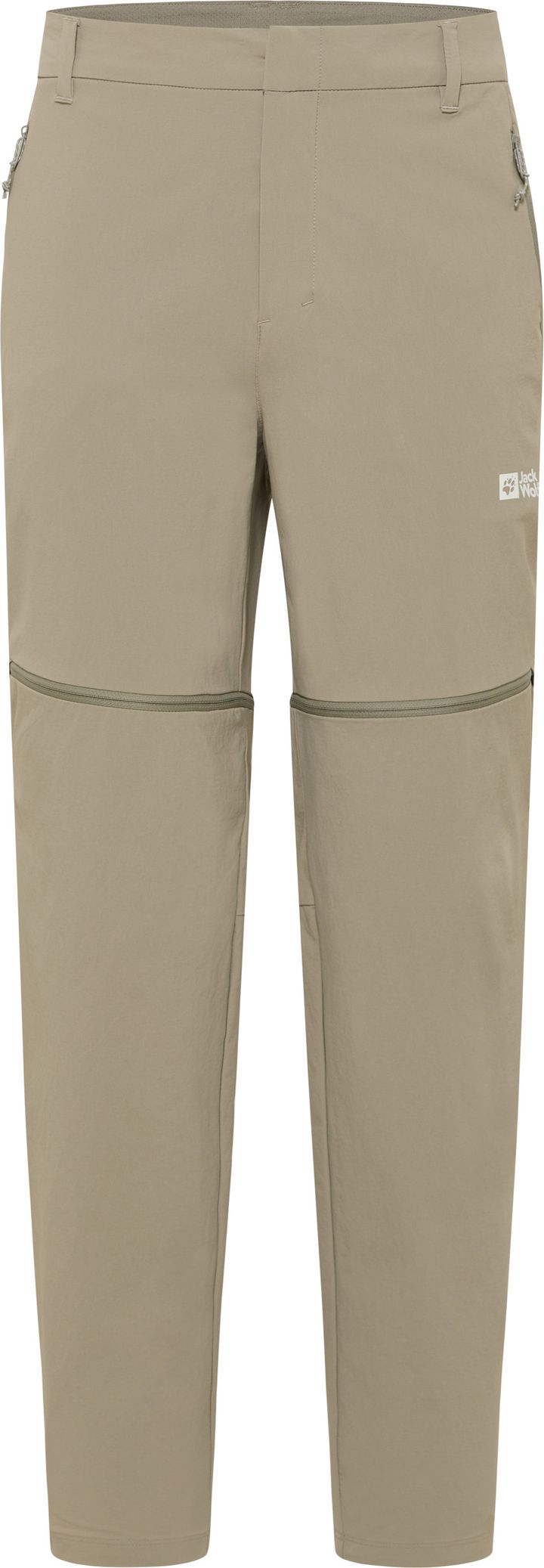 Jack Wolfskin Men's Hikeout Zip Off Pants Stone Jack Wolfskin