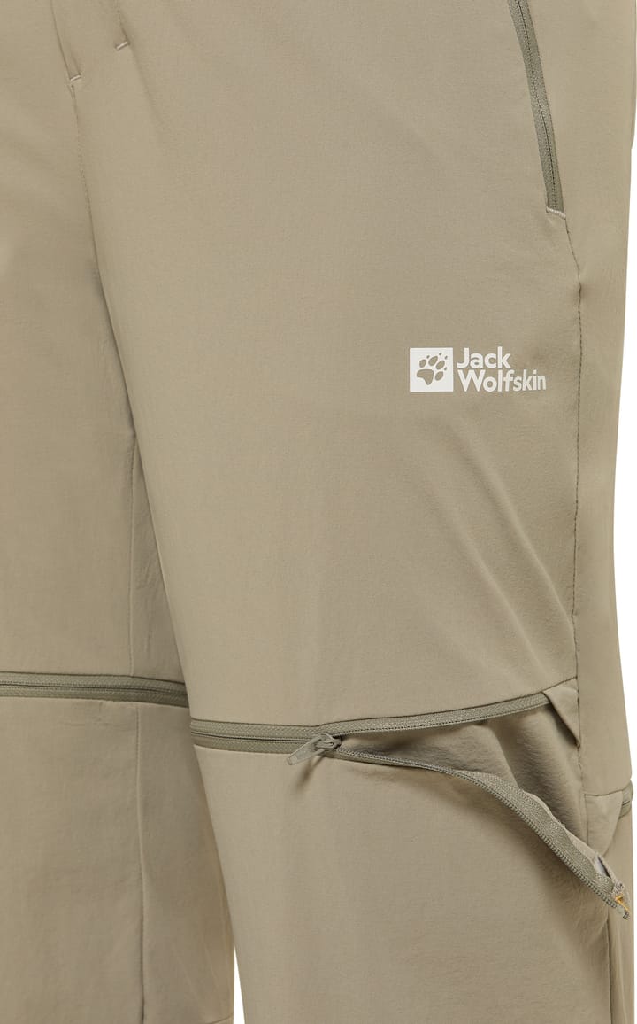 Jack Wolfskin Men's Hikeout Zip Off Pants Stone Jack Wolfskin