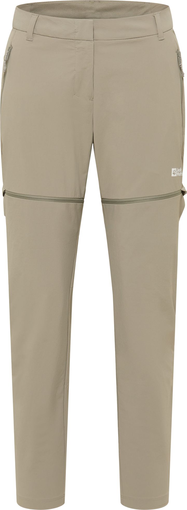 Jack Wolfskin Women's Hikeout Zip Off Pants Stone Jack Wolfskin