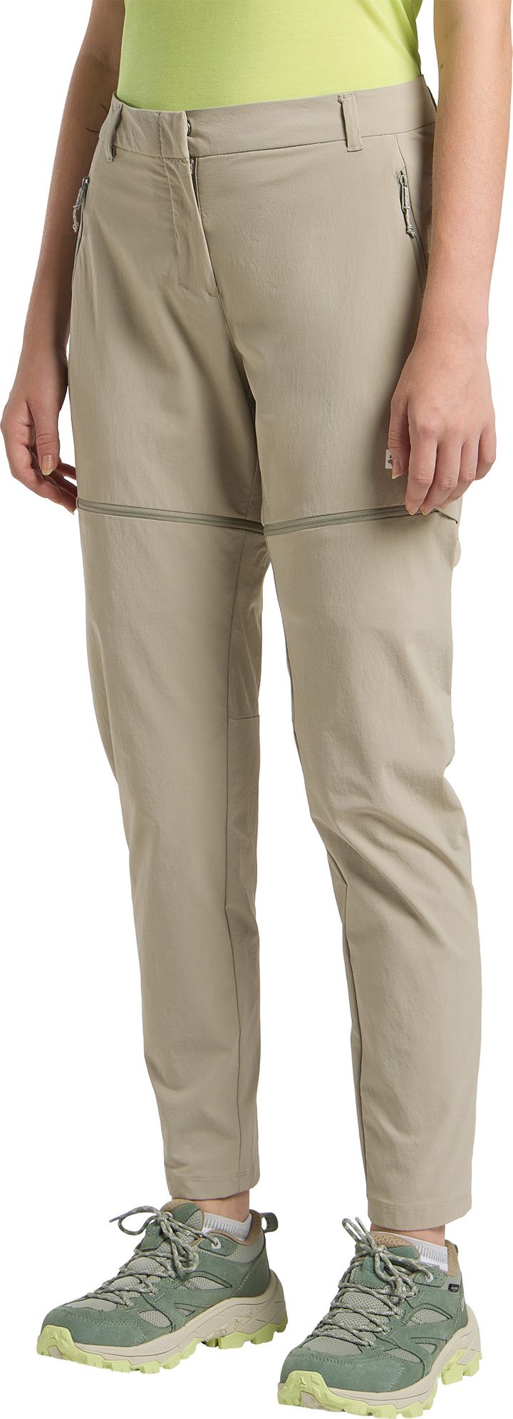 Jack Wolfskin Women's Hikeout Zip Off Pants Stone Jack Wolfskin