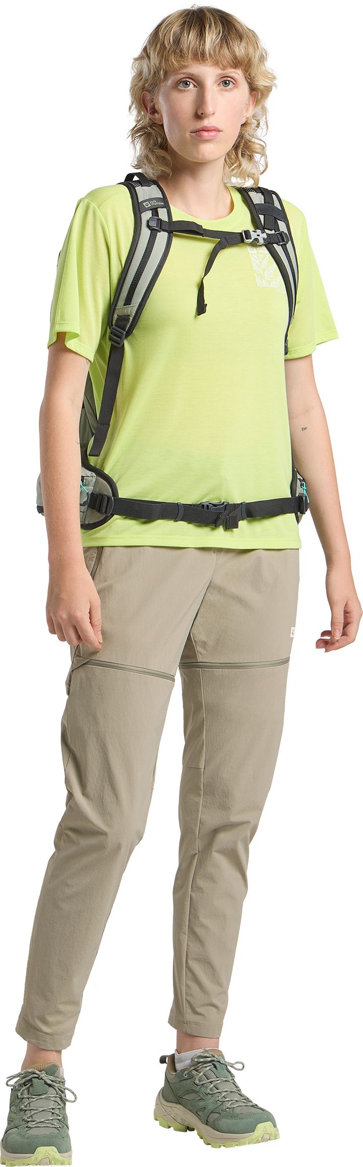 Jack Wolfskin Women's Hikeout Zip Off Pants Stone Jack Wolfskin
