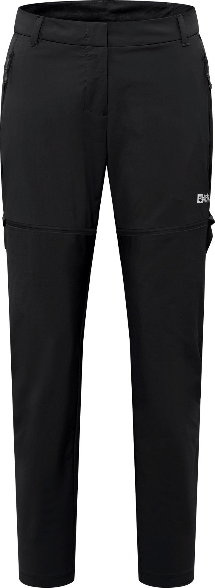 Jack Wolfskin Women's Hikeout Zip Off Pants Black Jack Wolfskin