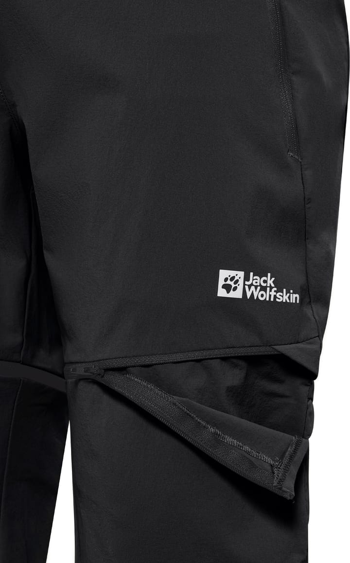 Jack Wolfskin Women's Hikeout Zip Off Pants Black Jack Wolfskin