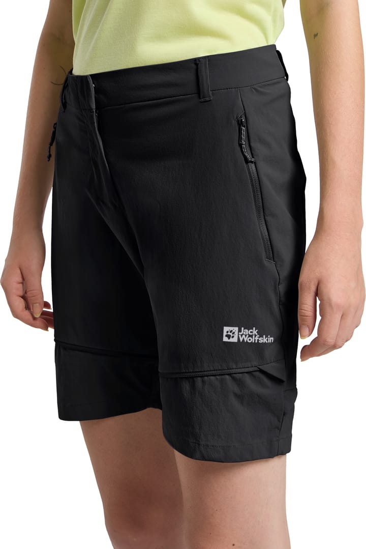Jack Wolfskin Women's Hikeout Zip Off Pants Black Jack Wolfskin
