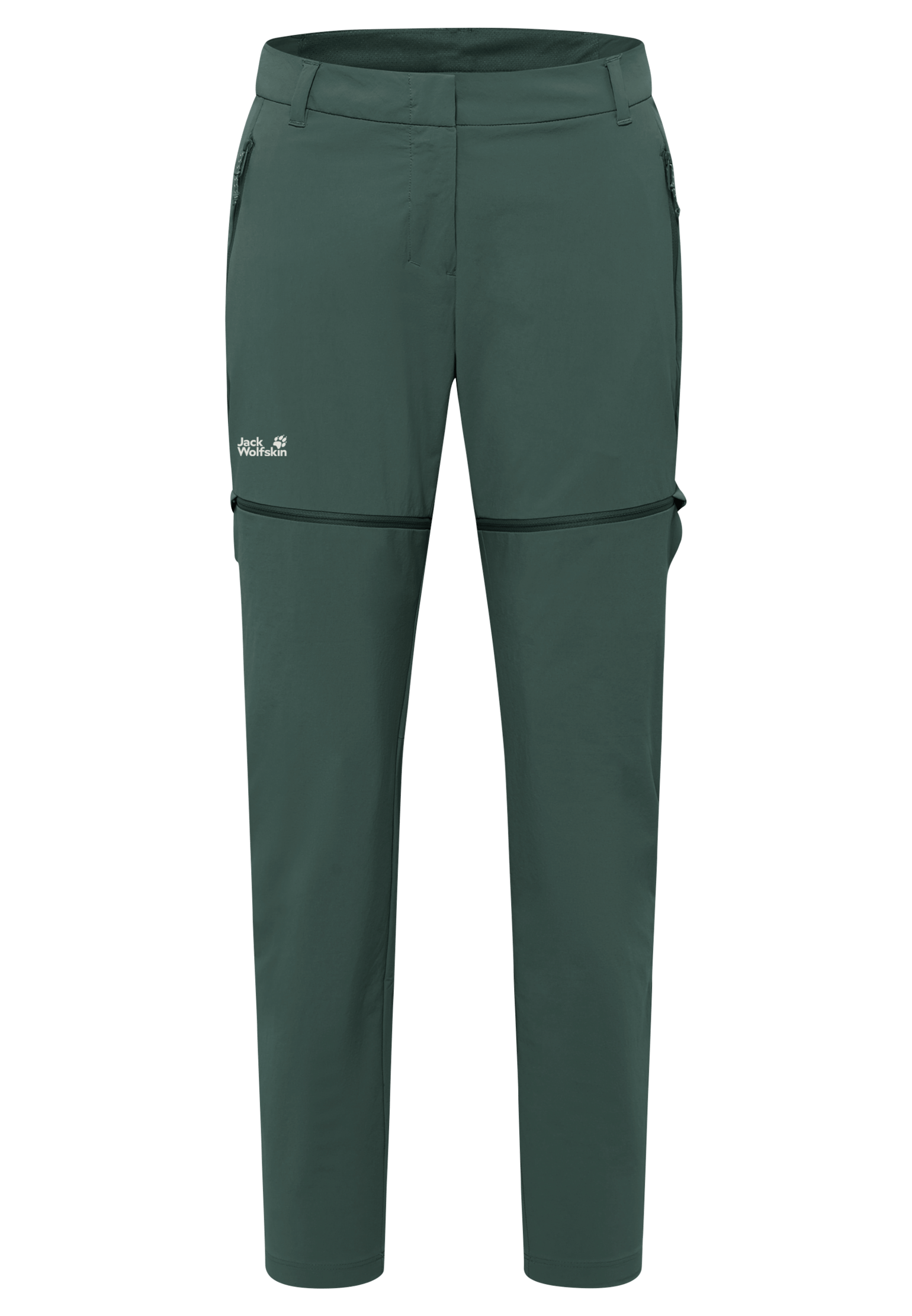 Jack Wolfskin Women's Hikeout Zip Off Pants Sago Palm