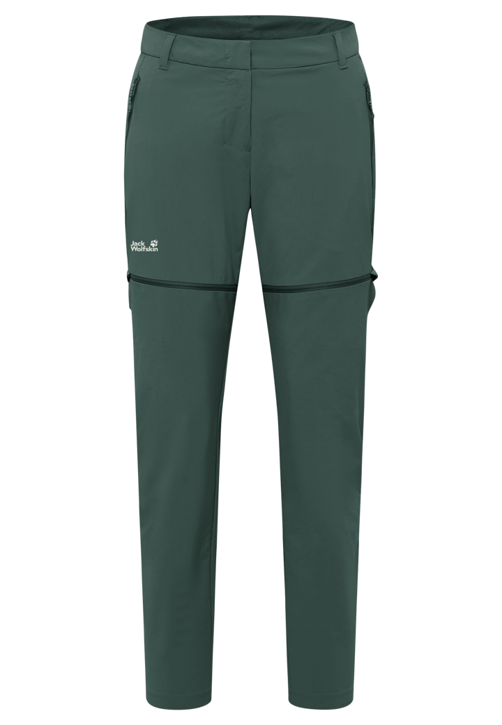 Jack Wolfskin Women's Hikeout Zip Off Pants Sago Palm Jack Wolfskin