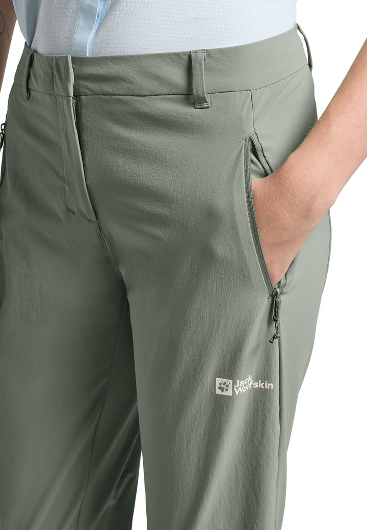 Jack Wolfskin Women's Hikeout Pants Slate Green Jack Wolfskin