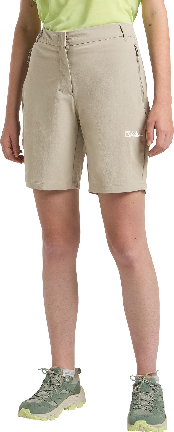 Jack Wolfskin Women's Hikeout Shorts Stone Jack Wolfskin