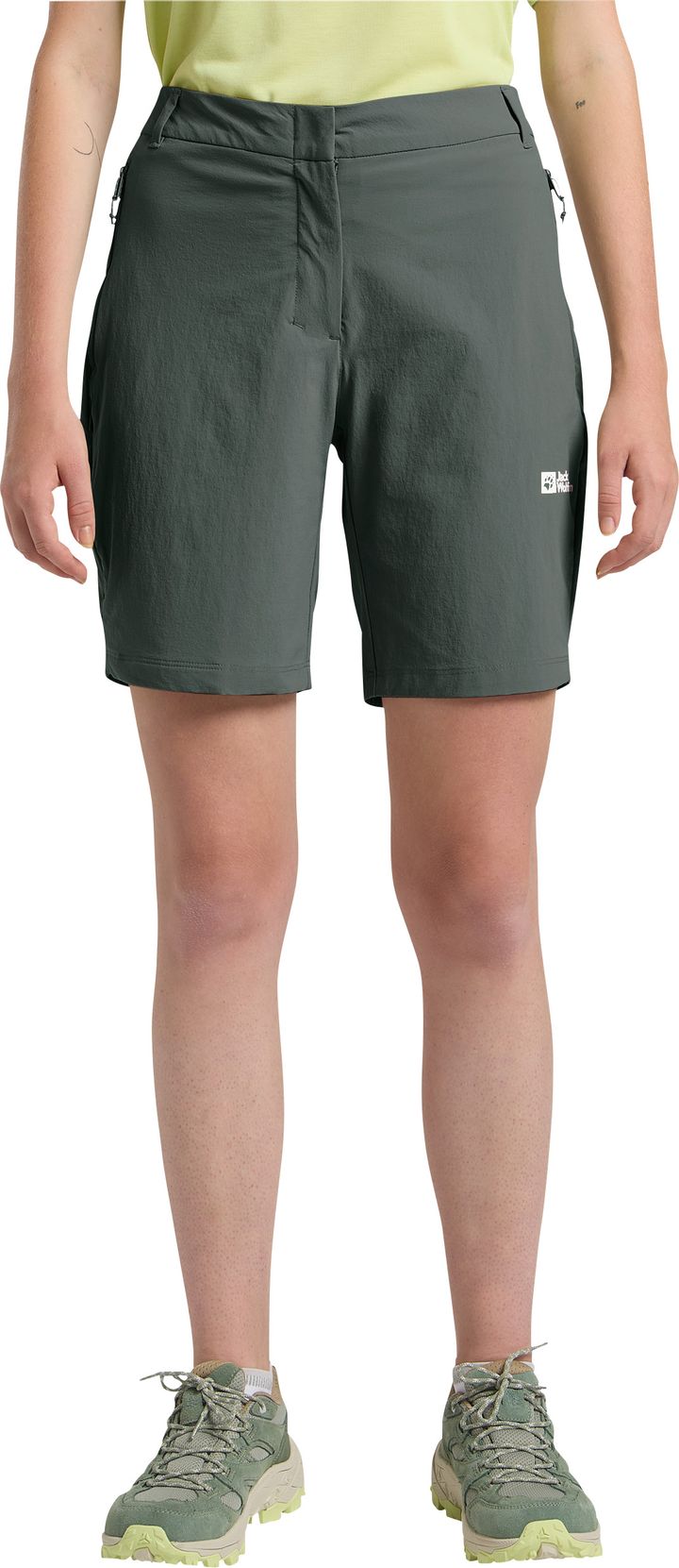 Jack Wolfskin Women's Hikeout Shorts Slate Green Jack Wolfskin