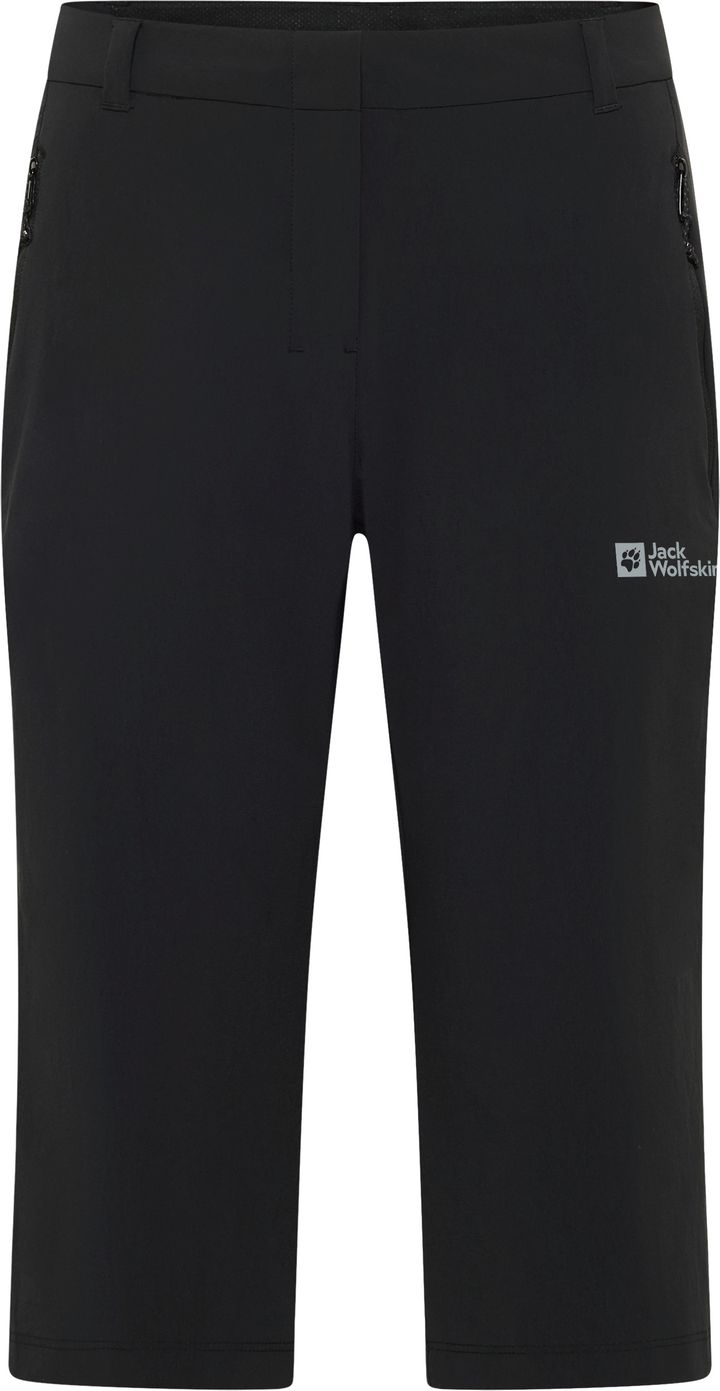 Jack Wolfskin Women's Hikeout 3/4 Pants Black Jack Wolfskin