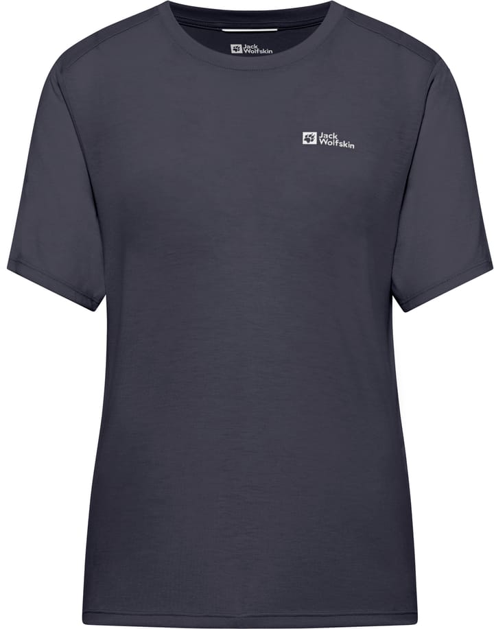 Jack Wolfskin Women's Vonnan Short Sleeve Tee  Graphite Jack Wolfskin