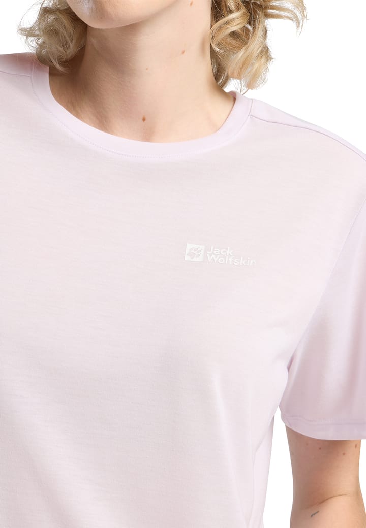 Jack Wolfskin Women's Vonnan Short Sleeve Tee  Pale Lavendar Jack Wolfskin