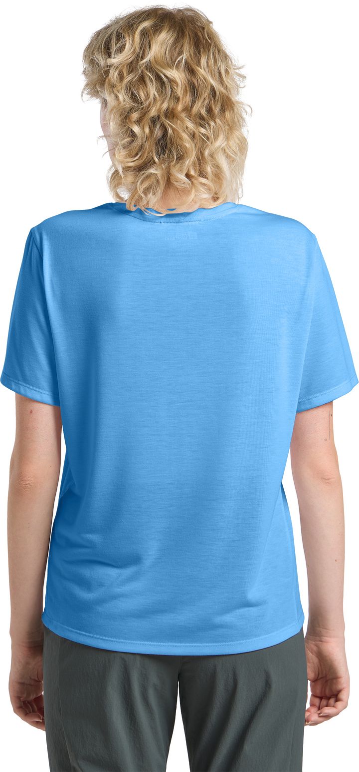 Jack Wolfskin Women's Vonnan Short Sleeve Tee  Mid Blue Jack Wolfskin