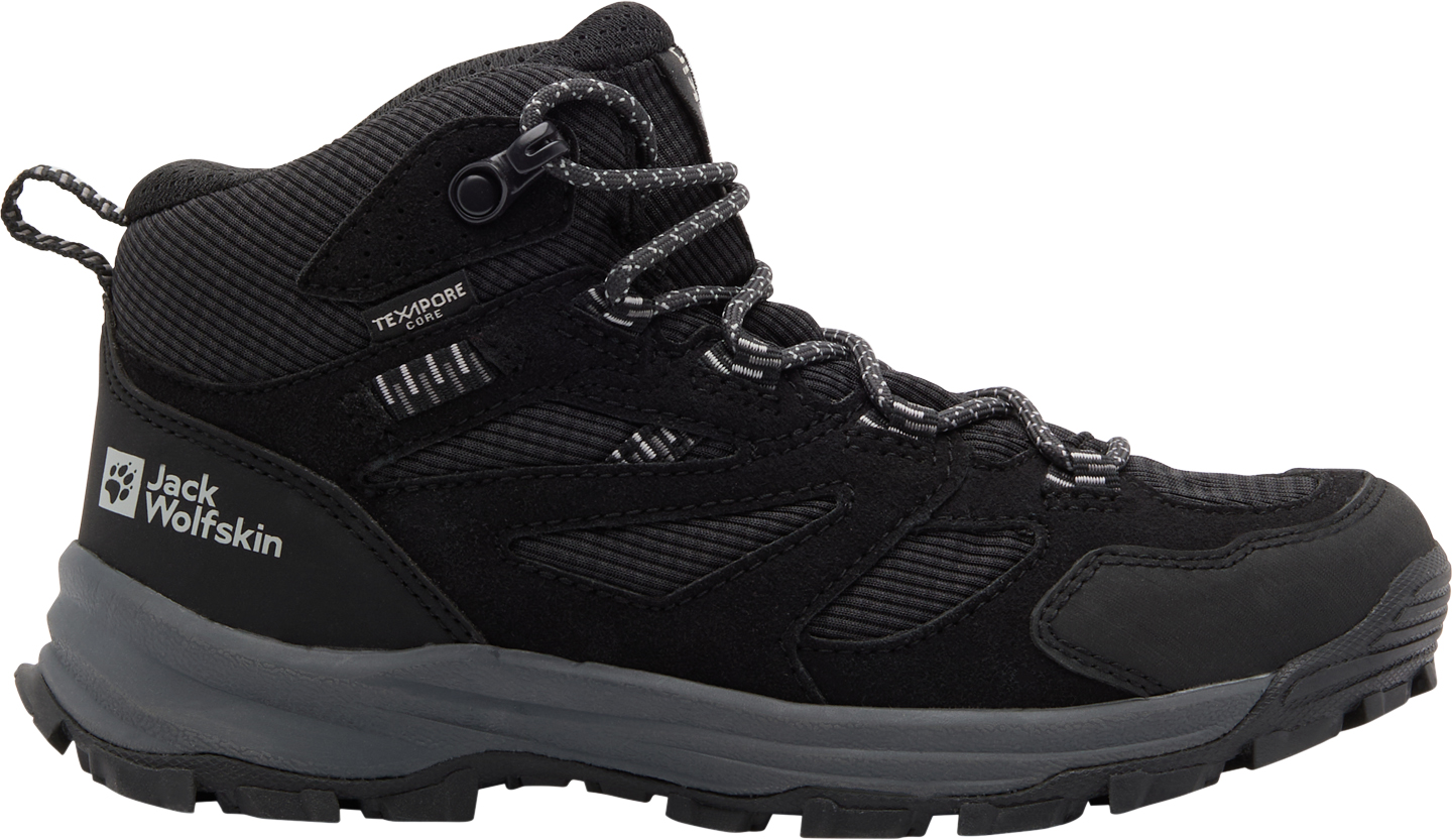 Jack Wolfskin Kid's VOJO TOUR TEXAPORE MID Phantom Vaelluskengät 32