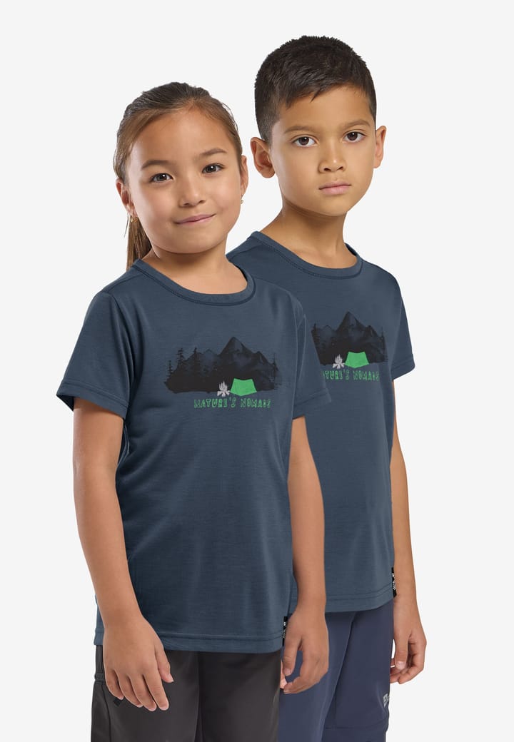 Jack Wolfskin Kids' Hiking Graphic T Midnight Sky Jack Wolfskin
