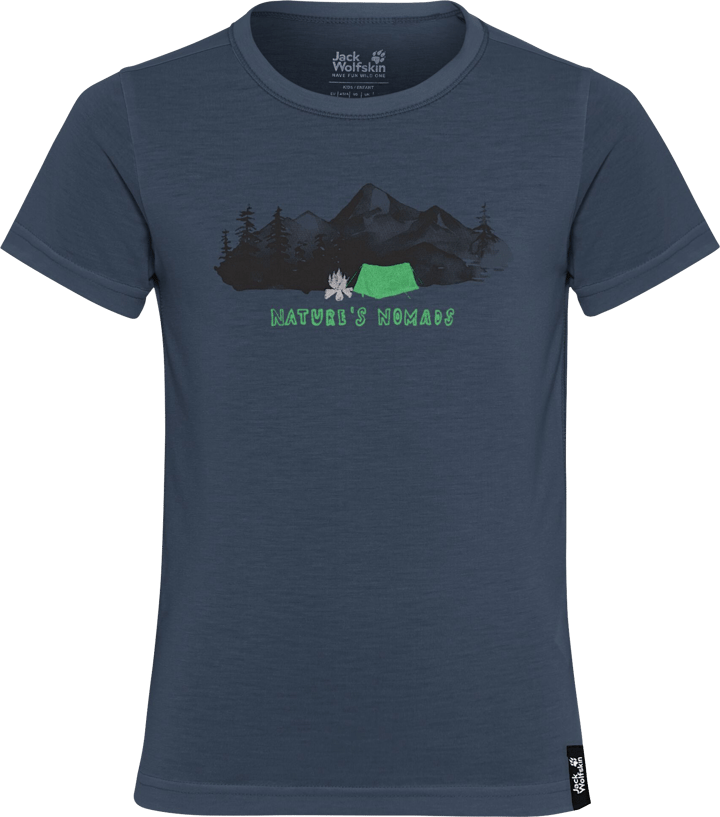 Jack Wolfskin Kids' Hiking Graphic T Midnight Sky Jack Wolfskin