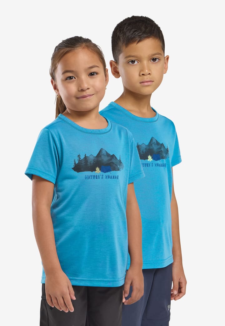 Jack Wolfskin Kids' Hiking Graphic T Empire Blue Jack Wolfskin