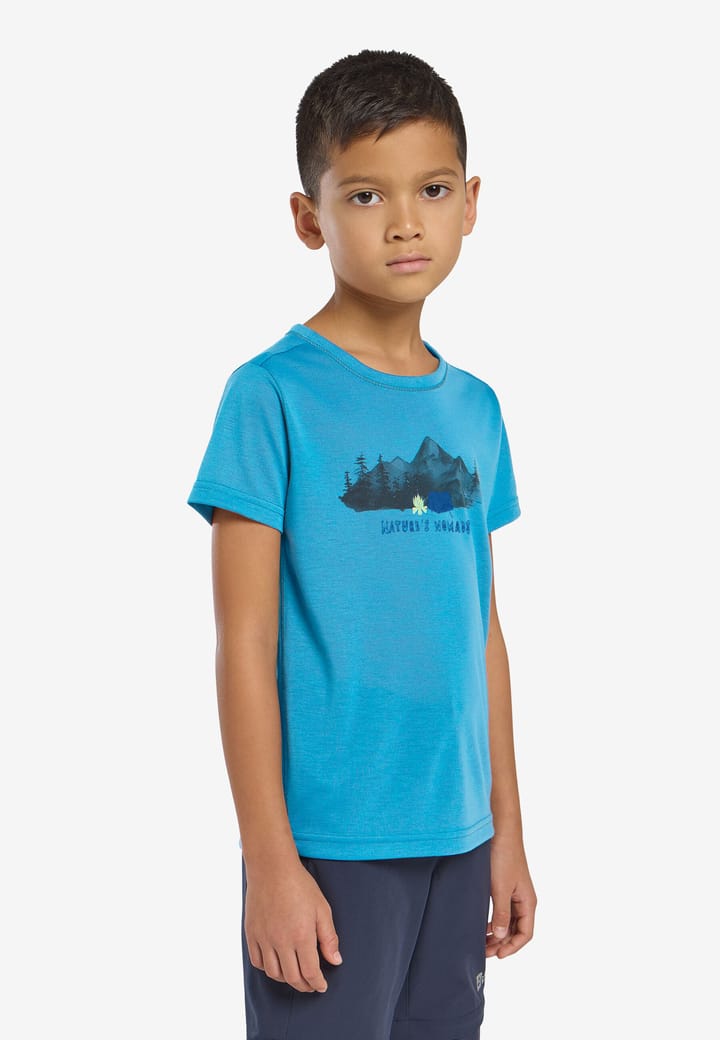 Jack Wolfskin Kids' Hiking Graphic T Empire Blue Jack Wolfskin