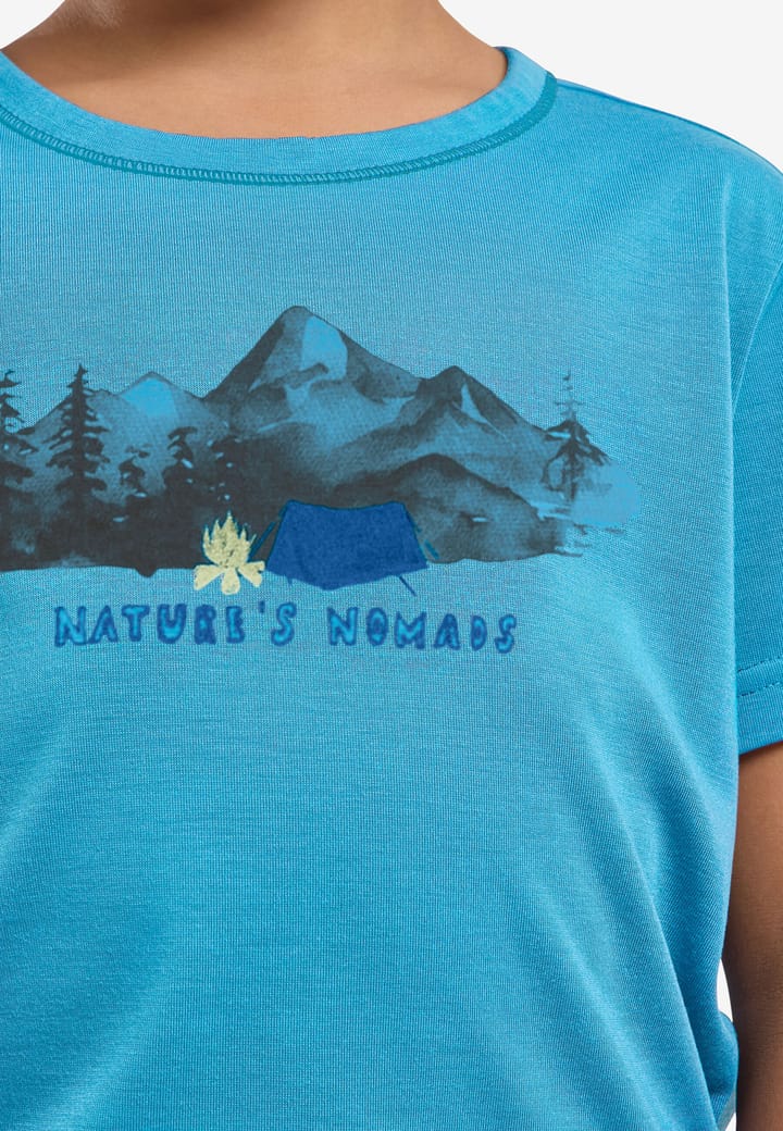 Jack Wolfskin Kids' Hiking Graphic T Empire Blue Jack Wolfskin