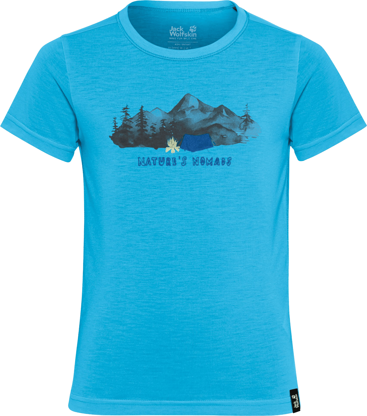 Jack Wolfskin Kids' Hiking Graphic T Empire Blue