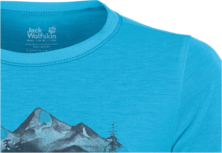 Jack Wolfskin Kids' Hiking Graphic T Empire Blue Jack Wolfskin