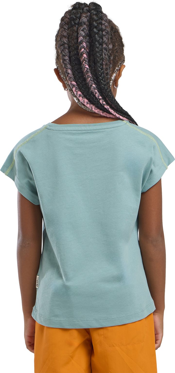 Jack Wolfskin Kids' Graphic Girls Tee Print Soft Jade Jack Wolfskin