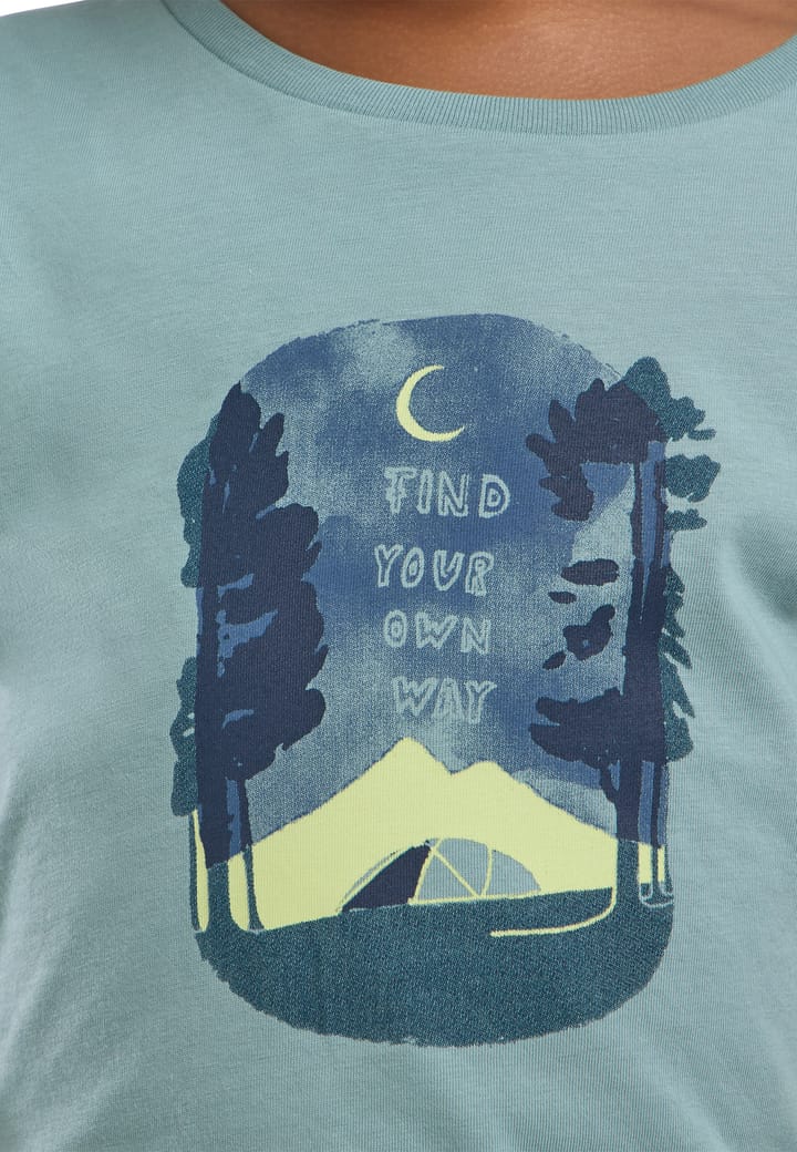 Jack Wolfskin Kids' Graphic Girls Tee Print Soft Jade Jack Wolfskin