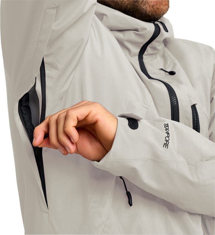 Jack Wolfskin Men's Flowline Pro 2l Ins Jacket Pale Sand Jack Wolfskin