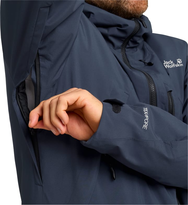 Jack Wolfskin Men's Flowline Pro 2l Ins Jacket Midnight Sky Jack Wolfskin