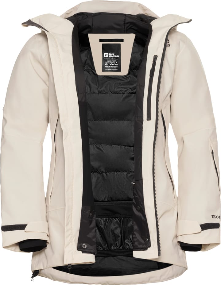 Jack Wolfskin Women's Flowline Pro 2l Ins Jacket Pale Sand Jack Wolfskin
