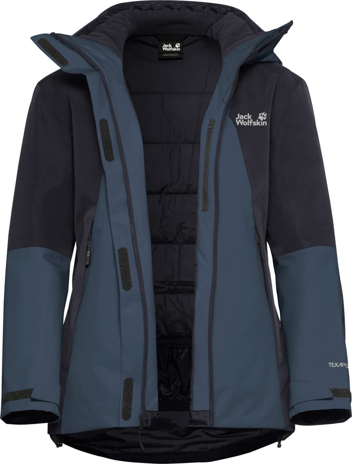 Jack Wolfskin Women's Flowline 2l Ins Jacket Midnight Sky Jack Wolfskin