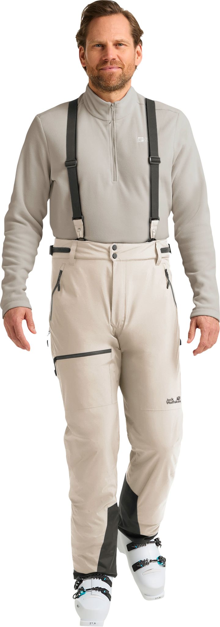 Jack Wolfskin Men's Flowline Pro 2l Ins Pants Pale Sand Jack Wolfskin