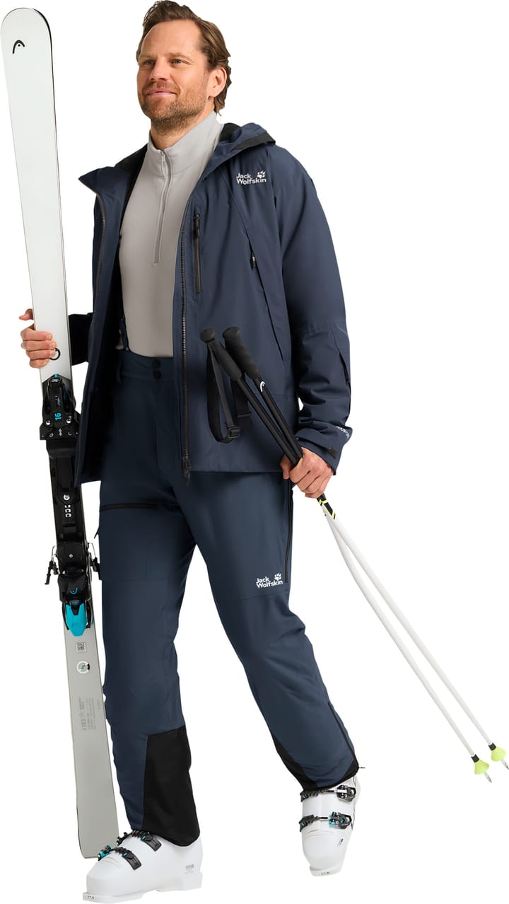 Jack Wolfskin Men's Flowline Pro 2l Ins Pants Midnight Sky Jack Wolfskin