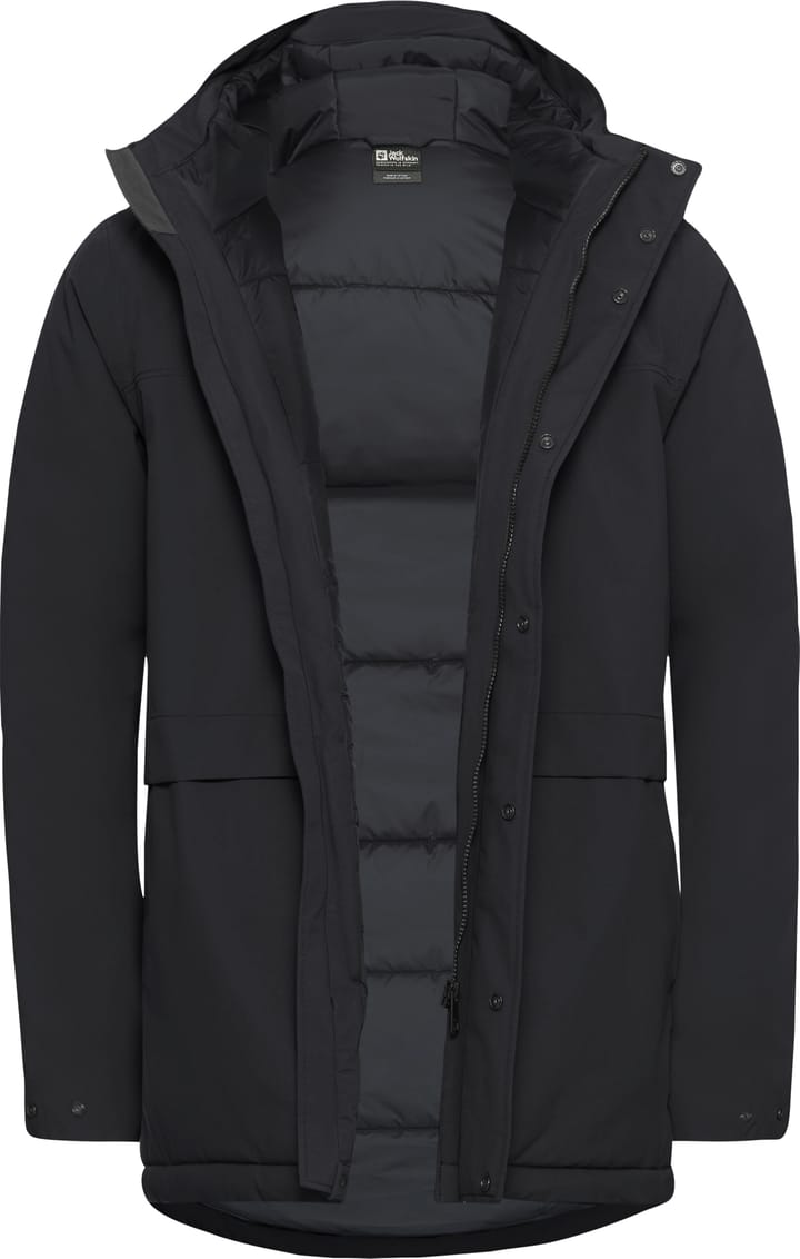 Jack Wolfskin Men's Cold Camp Coat Black Jack Wolfskin