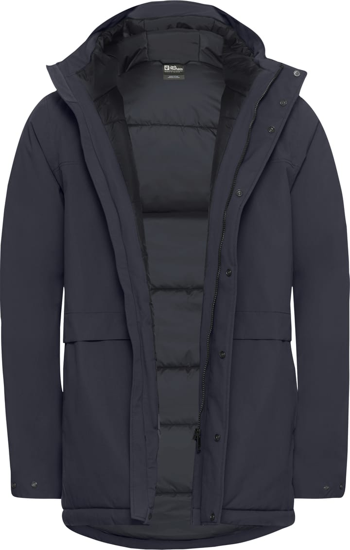 Jack Wolfskin Men's Cold Camp Coat Dark Navy Jack Wolfskin
