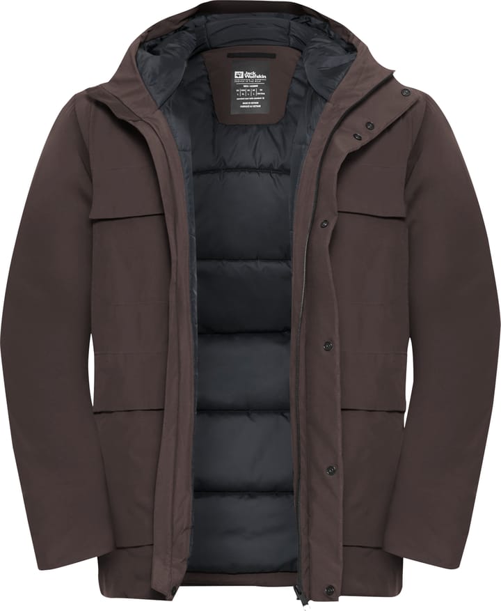 Jack Wolfskin Men's Brandenburger Jacket Peat Jack Wolfskin Jack Wolfskin Men's Brandenburger Jacket Peat Jack Wolfskin