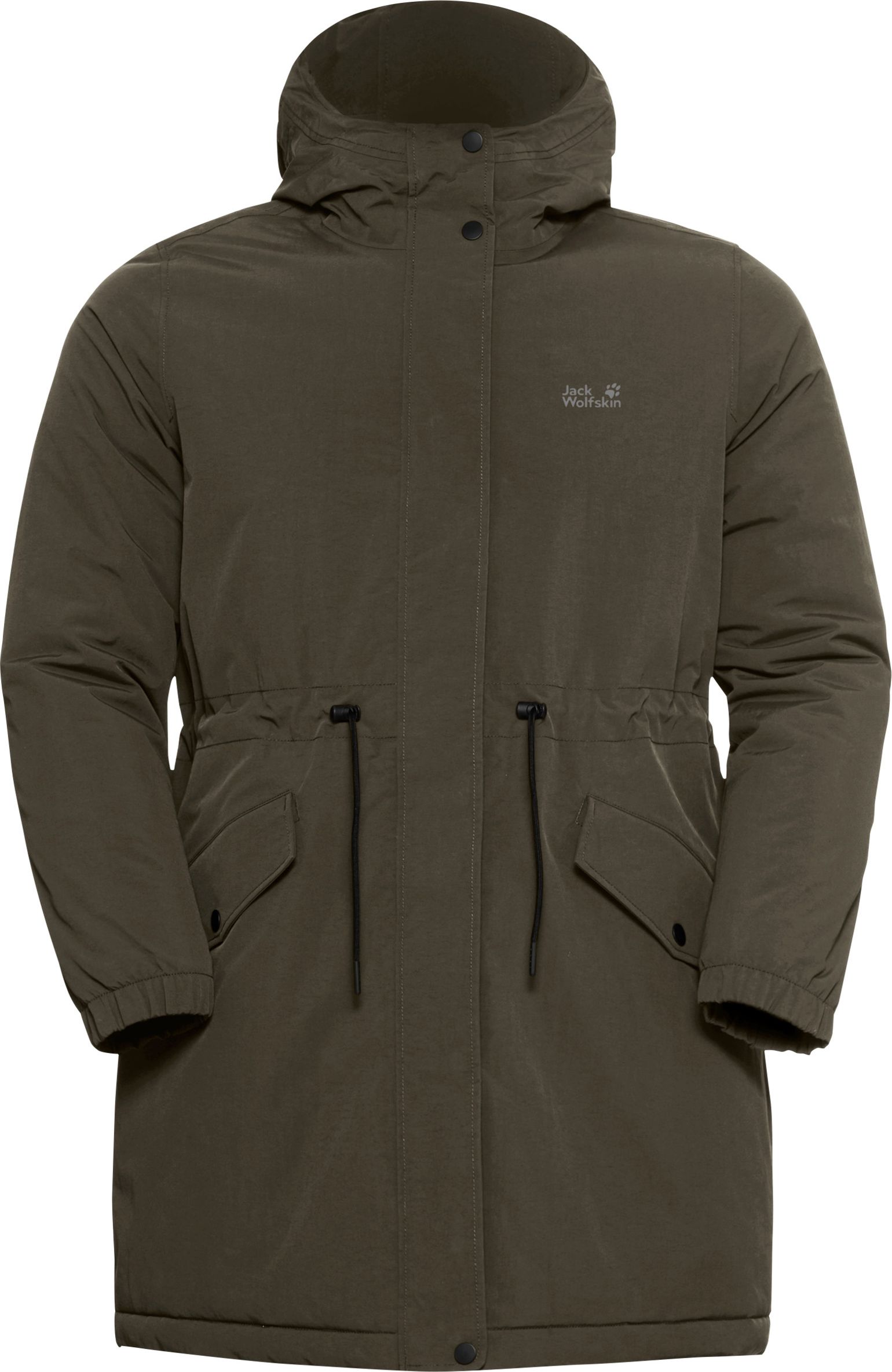 Jack Wolfskin Women's Chilly Frost Parka Obsidian Moss