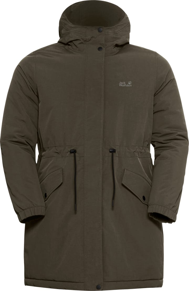 Jack Wolfskin Women's Chilly Frost Parka Obsidian Moss Jack Wolfskin