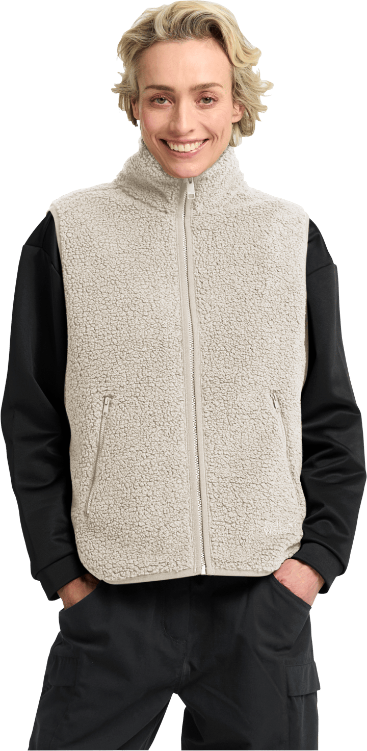 Jack Wolfskin Women's High Curl Vest Oyster Jack Wolfskin