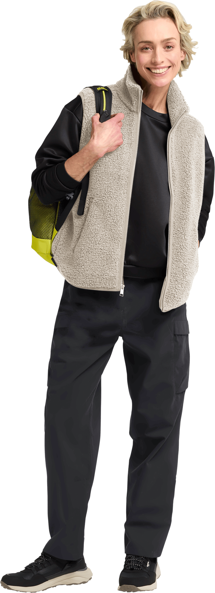 Jack Wolfskin Women's High Curl Vest Oyster Jack Wolfskin