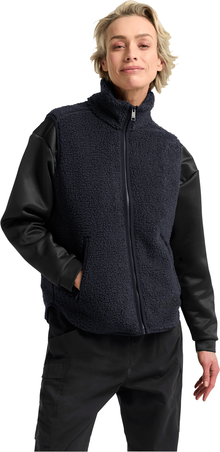 Jack Wolfskin Women's High Curl Vest Dark Navy Jack Wolfskin