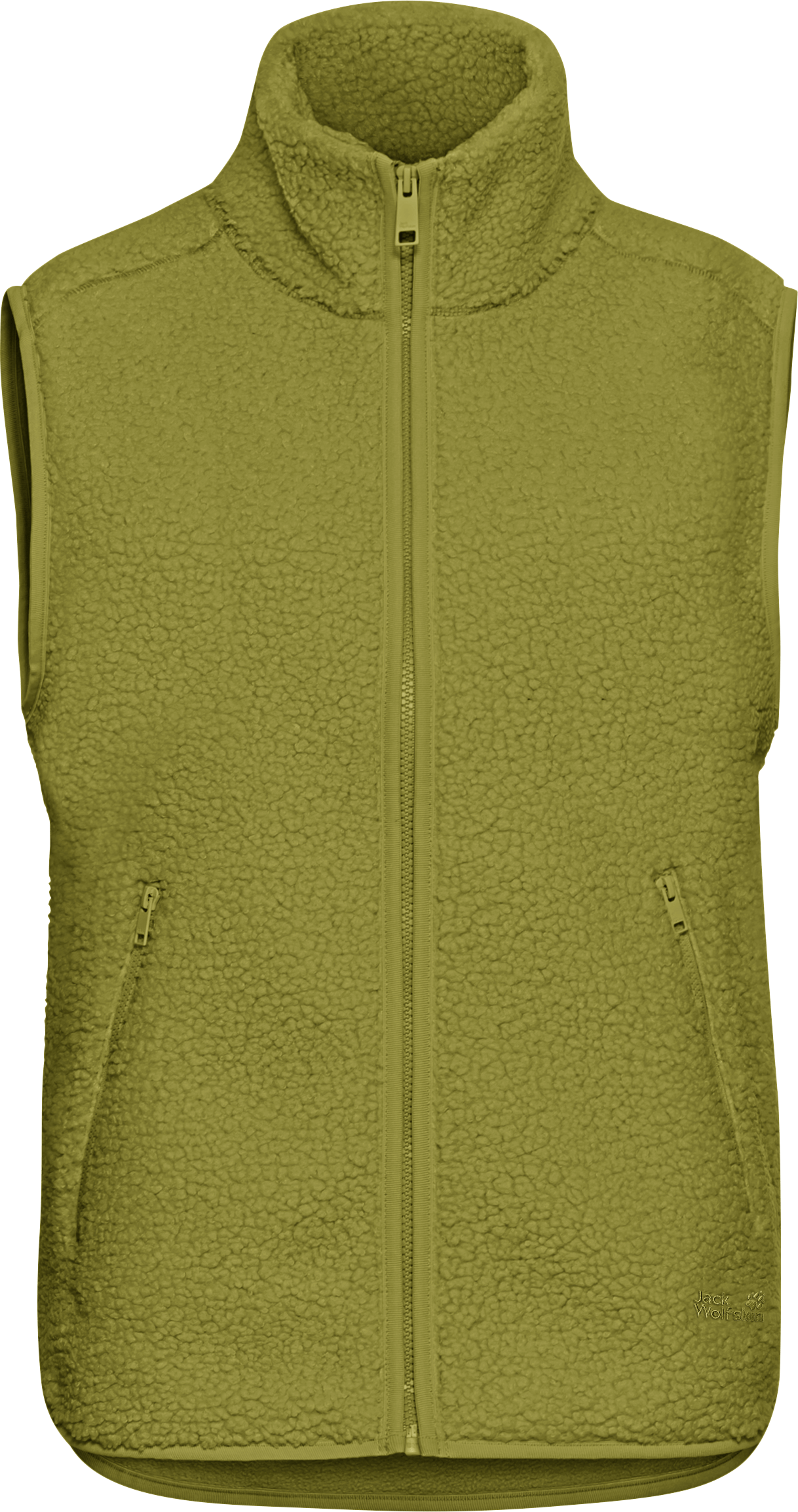 Jack Wolfskin Women's High Curl Vest Khaki Green