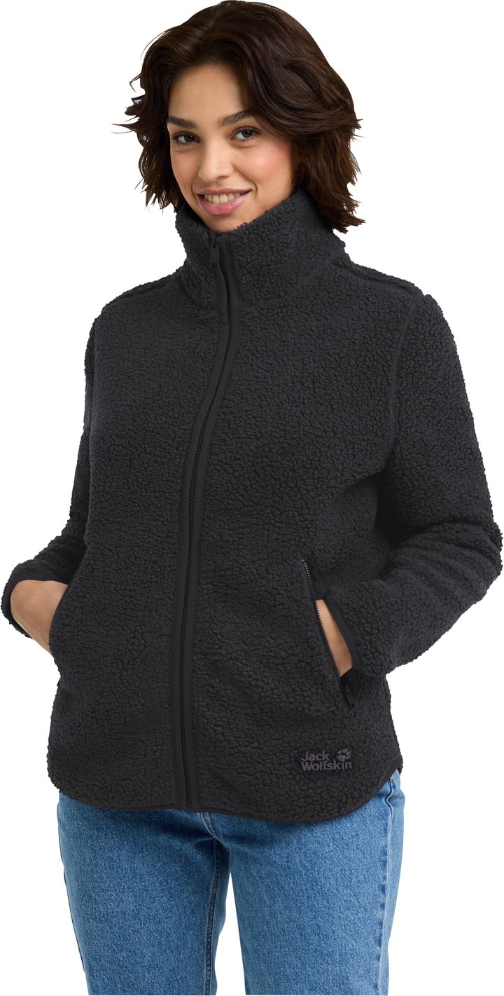 Jack Wolfskin Women's High Curl Jacket Black Jack Wolfskin Jack Wolfskin Women's High Curl Jacket Black Jack Wolfskin