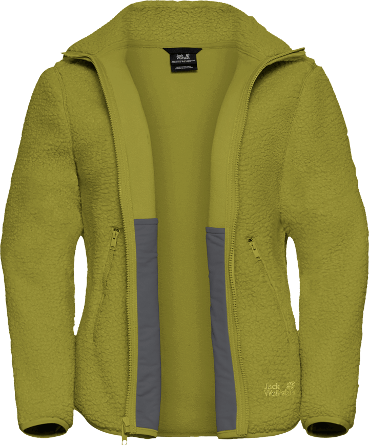Jack Wolfskin Women's High Curl Jacket Khaki Green Jack Wolfskin