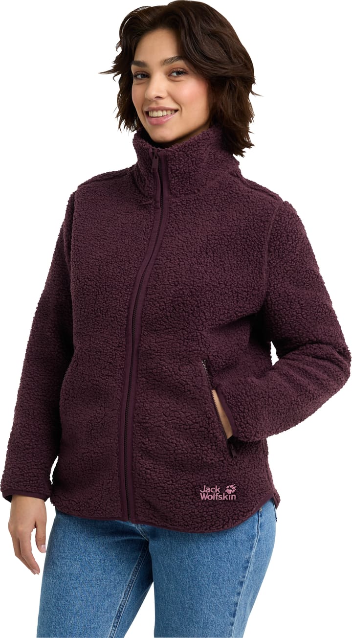 Jack Wolfskin Women's High Curl Jacket Amaranth Jack Wolfskin Jack Wolfskin Women's High Curl Jacket Amaranth Jack Wolfskin