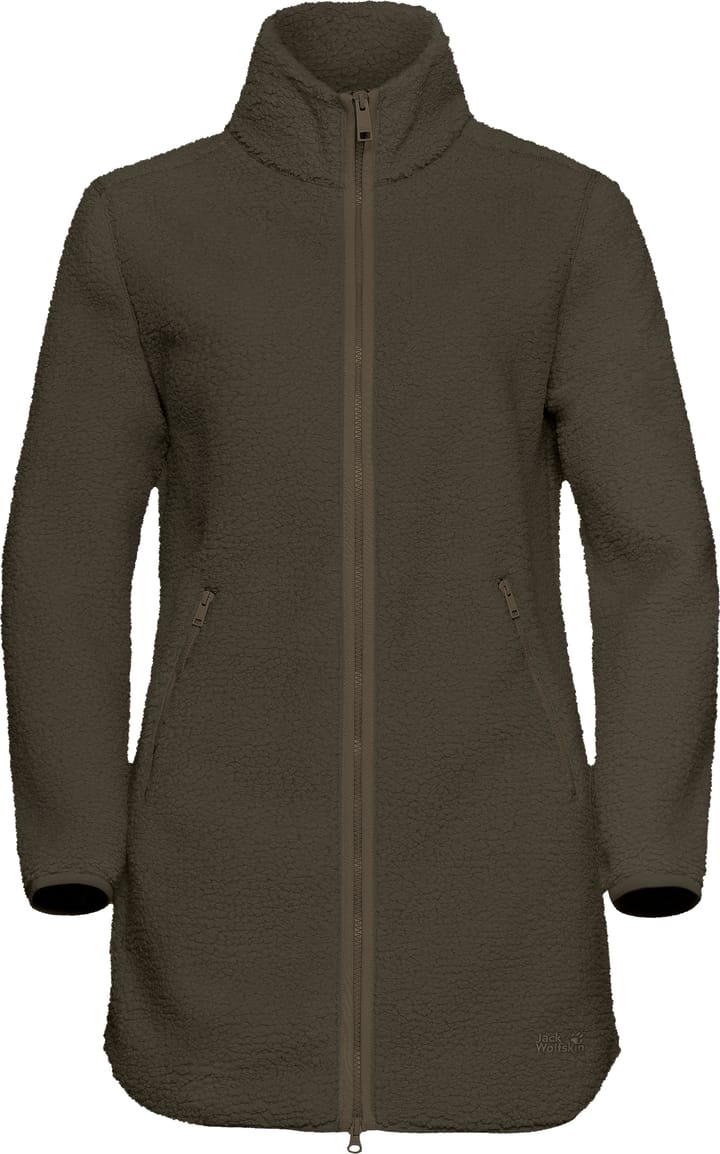 Jack Wolfskin Women's High Curl Coat Obsidian Moss Jack Wolfskin