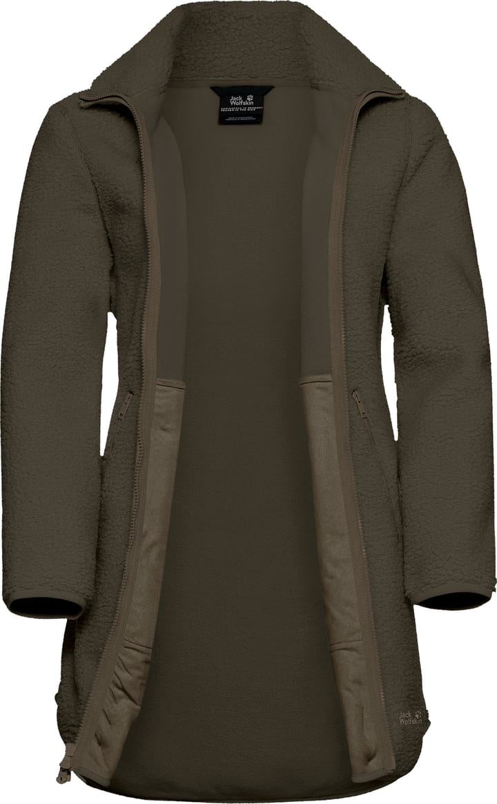 Jack Wolfskin Women's High Curl Coat Obsidian Moss Jack Wolfskin