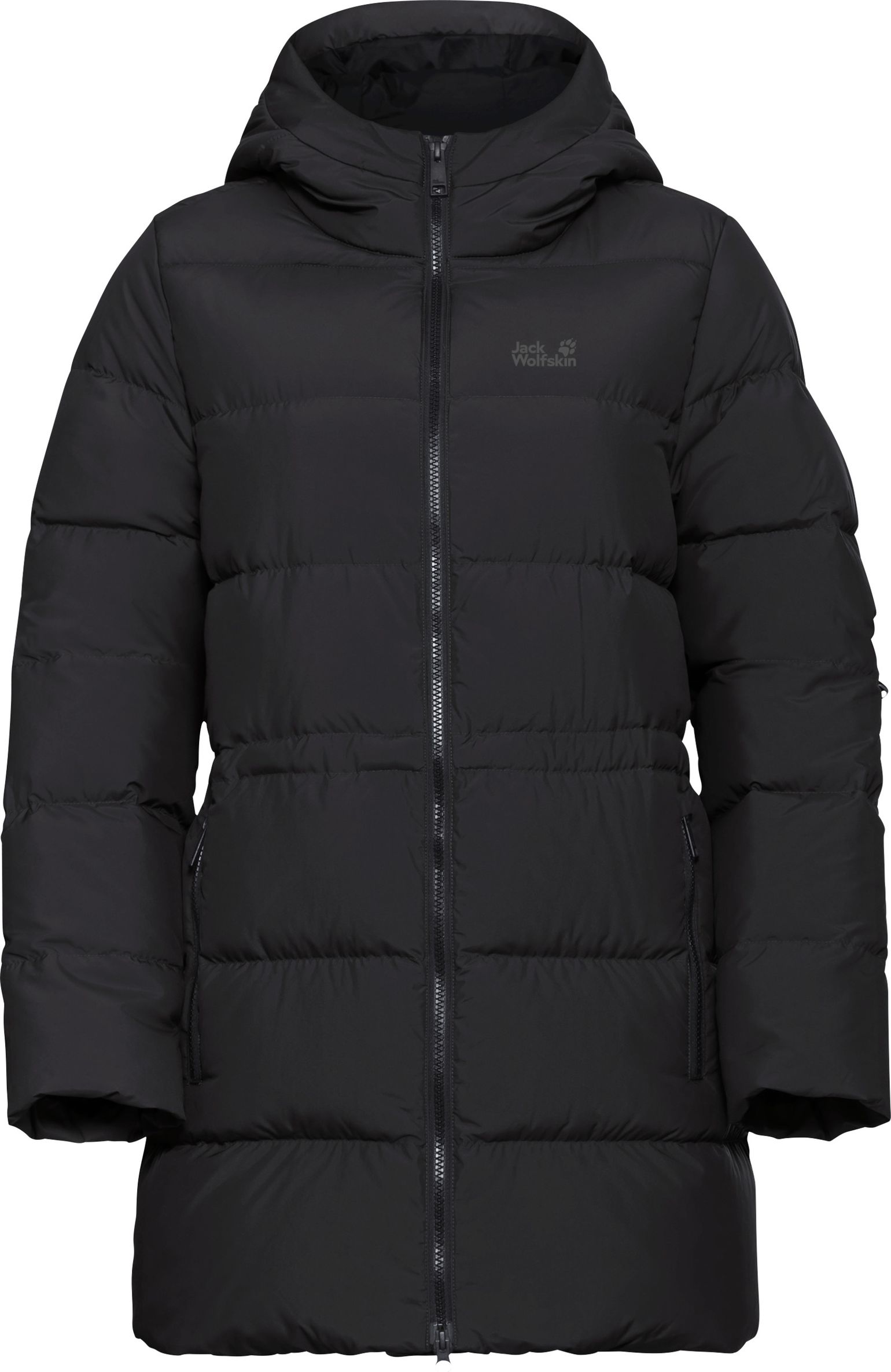 Jack Wolfskin Women's Frozen Palace Long Jacket Rds Black