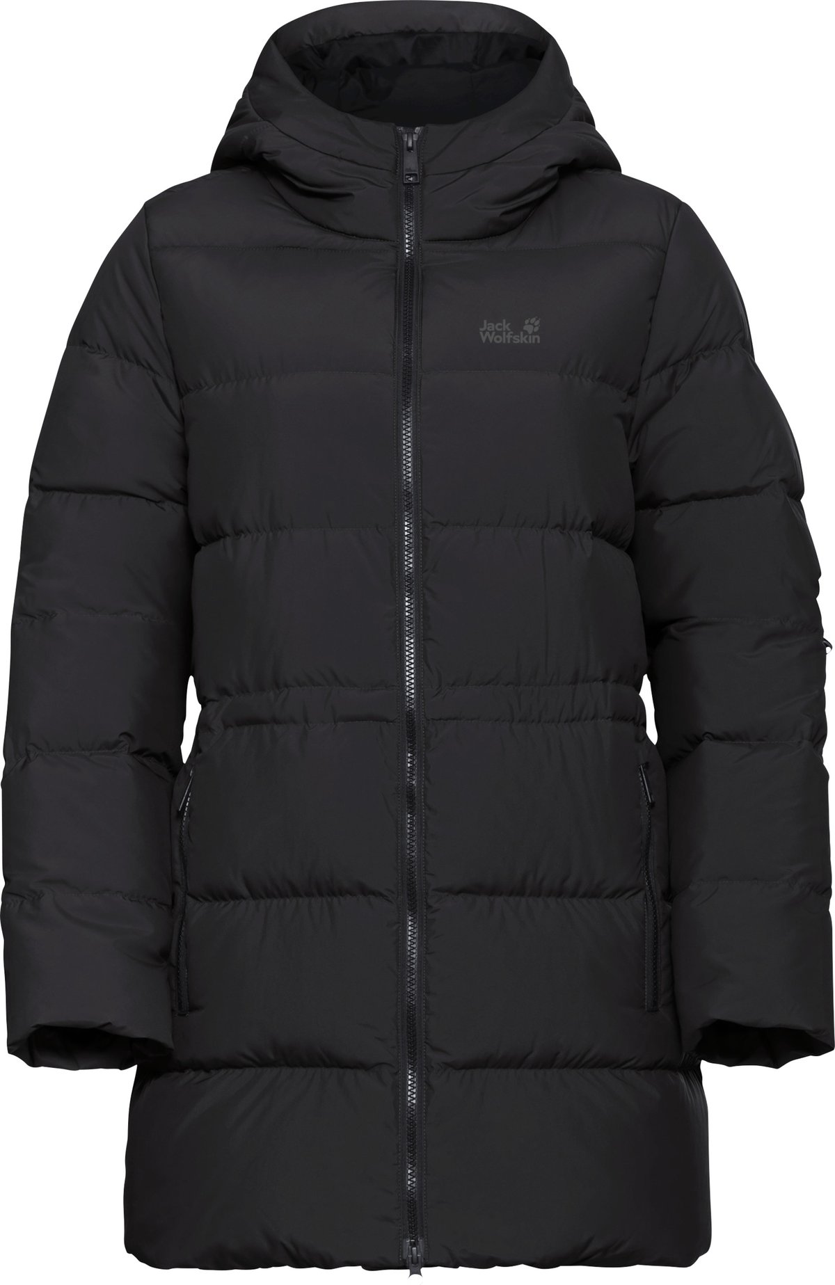 Jack Wolfskin Women's Frozen Palace Long Jacket Rds Black