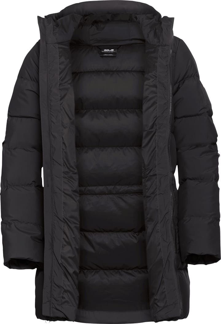 Jack Wolfskin Women's Frozen Palace Long Jacket Rds Black Jack Wolfskin